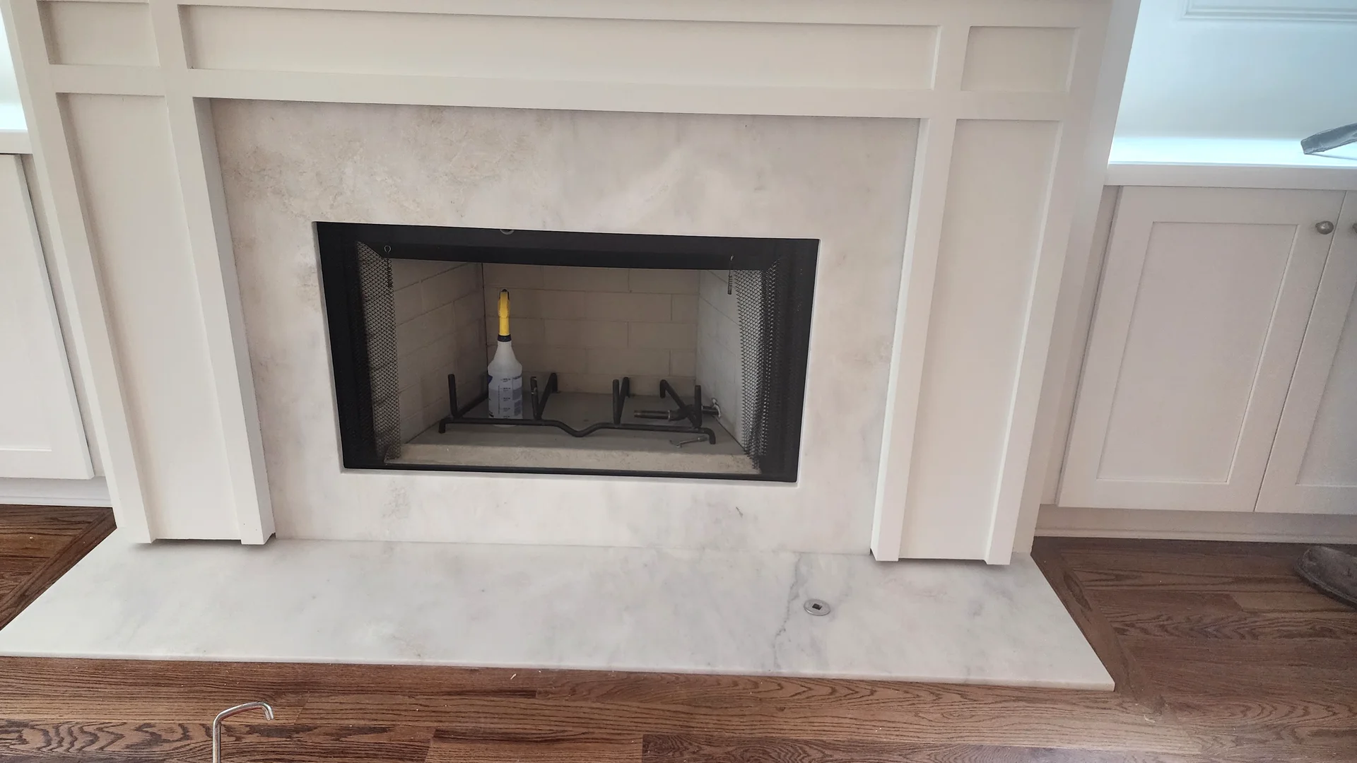 Rustic Stone Fireplace