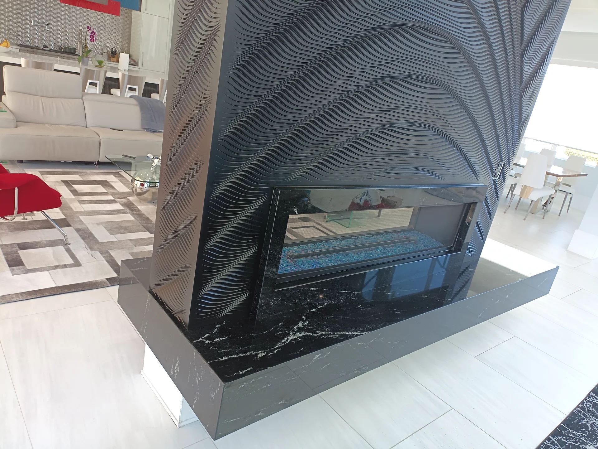 Floor-to-Ceiling Stone