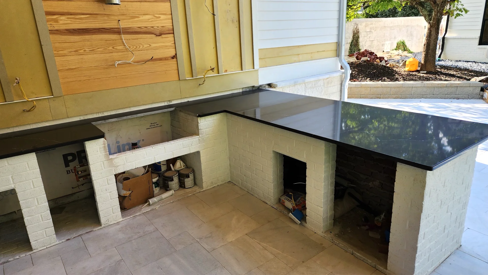 Exterior Counter Installation