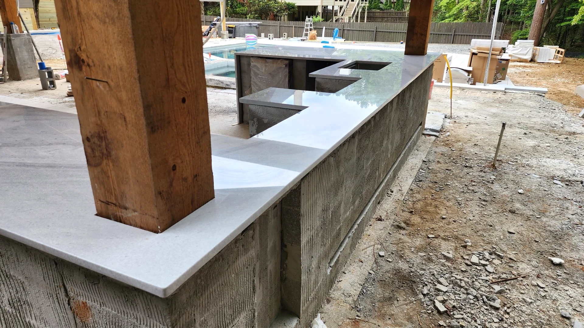 Outdoor Stone Finish