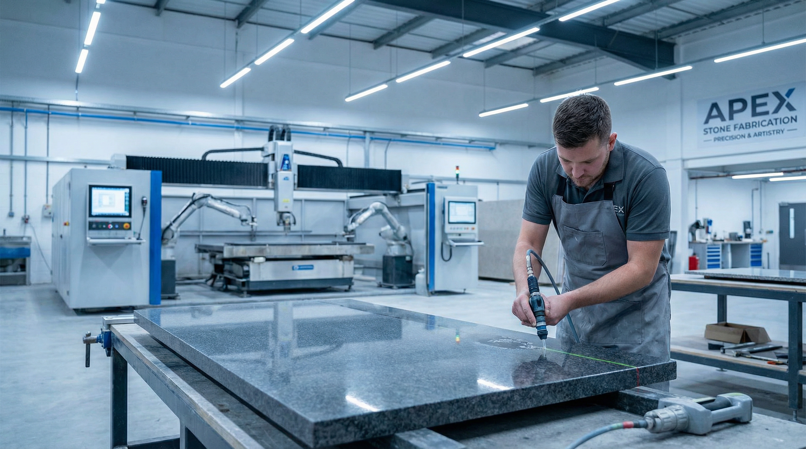 Stone fabrication workshop